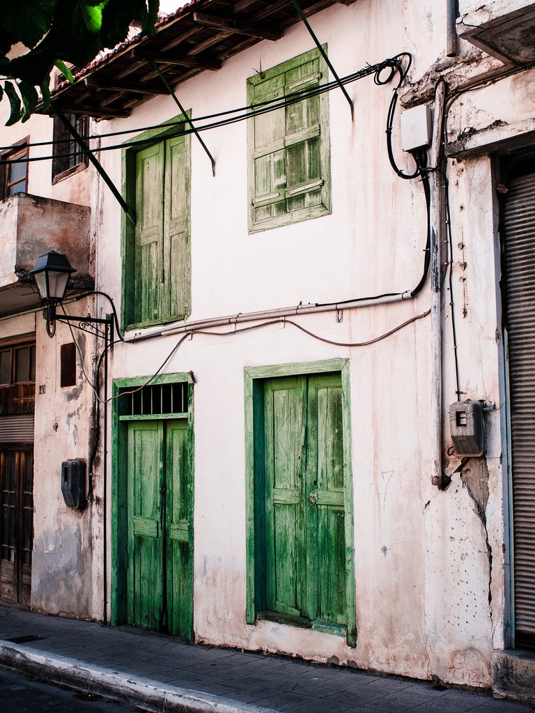 Crete, shutters